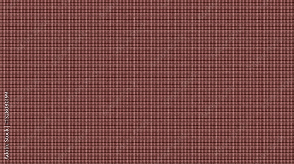 Poster A red background with a pattern of squares