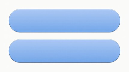 Obraz premium Two blue rectangles with white borders