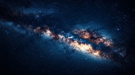 Fototapeta premium Cosmic Dust and Stars in the Night Sky