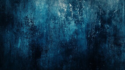 Naklejka premium Dark Blue Textured Background Abstract Grunge Wall