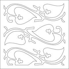 sketch vector illustration design decoration ornament ethnic batik traditional vintage classic