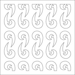 sketch vector illustration design decoration ornament ethnic batik traditional vintage classic