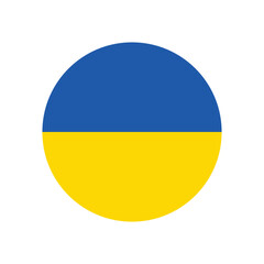 Ukraine Flag Sphere Vector