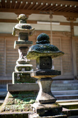 鎌倉2410Y　熊野神社2　灯篭