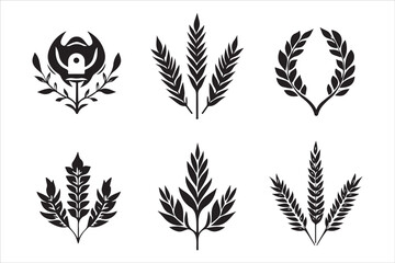 A Collection of Elegant Laurel Wreath Designs