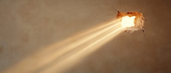 Light Rays Through a Wall Crack: Hope and Breakthrough