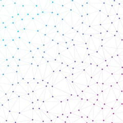 Global network connection concept. Big data visualization. Social network communication. Internet technology. Abstract plexus technology futuristic network background