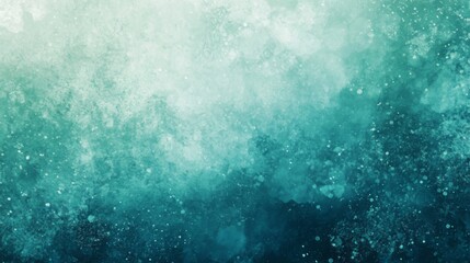 Fototapeta premium Teal and Green Abstract Watercolor Texture Background