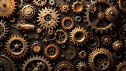 Industrial Gears Background