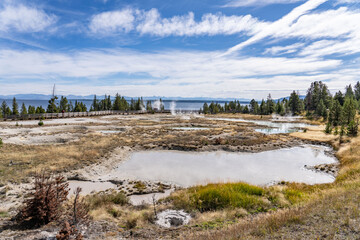 West Thumb Geyser Basin, Yellowstone Lake / Yellowstone National Park. Wyoming
