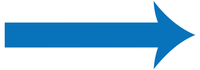 Obraz premium Long red arrow icon vector pointing right. Arrow shape element. Bold arrow icon. large size red long arrow. right Red set icon in flat.