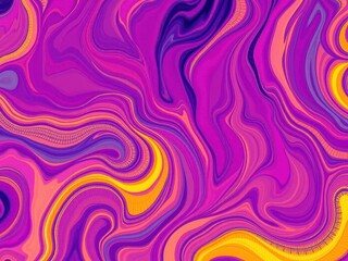 Obraz premium Abstract Swirling Purple Yellow and Pink Marble Texture