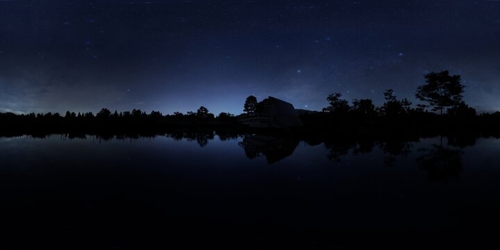 360 HDRI enviroment 3D illustration.
