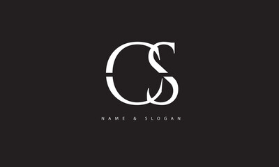 CS, SC, C, S Abstract Letters Logo Monogram