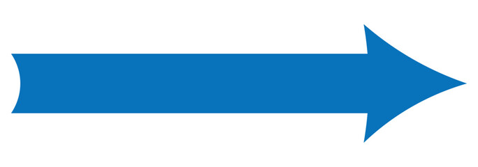 Obraz premium large forward or right pointing solid long arrow icon sketched as vector symbol