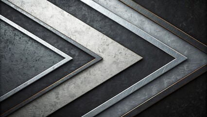 Obraz premium A black and white image of a series of triangles