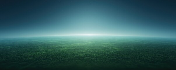 Obraz premium Nighttime Satellite Images Data Concepts. Serene ocean horizon with a gradient of colors.
