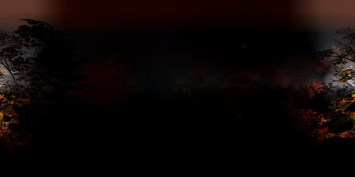 360 HDRI enviroment 3D illustration.