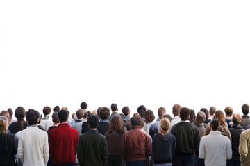 Rear view of crowd people person audience back.