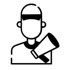 film director icon design dualtone