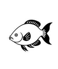 Tropical Fish – Vector Illustration - Clipart