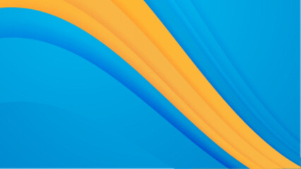 modern and clean blue and yellow abstract geometric vector vector illustration