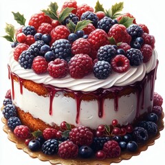 Christmas card with bells and festive decorations in winter holiday style