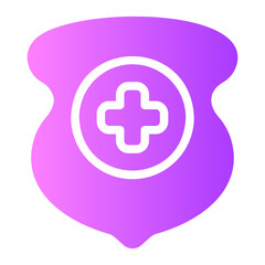 health protection Gradient icon