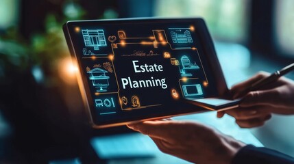 Digital advertising of estate planning 