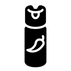 pepper spray Solid icon