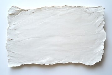 Obraz premium Torn White Paper Texture Background for Creative Design and Presentations