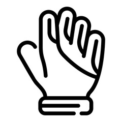 gloves Line Icon