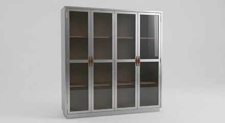 Obraz premium Gabinete de almacenamiento de metal moderno