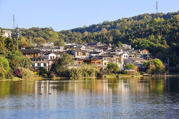 Fototapeta premium Heshun Ancient Town, Tengchong, Yunnan, China