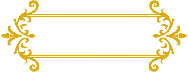 Carved decorative title box