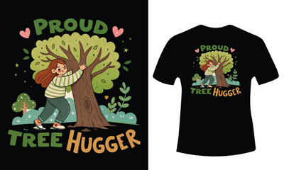 Obraz premium Celebrate World Earth Day with this eco-friendly and inspiring T-shirt design