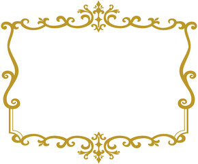 Vintage carved frame