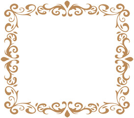 Baroque style frame