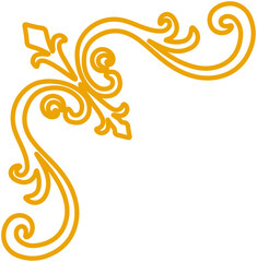 Fototapeta premium Carved Corner Decor Ornaments