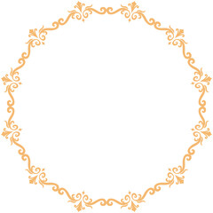 Elegant Carved round