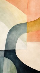 Spring abstract painting art.