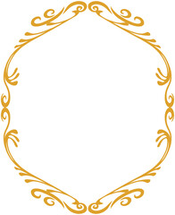 Oval Elegant frame