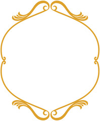 Oval Elegant frame