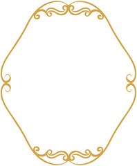 Oval Elegant frame