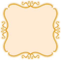 Classical style frame