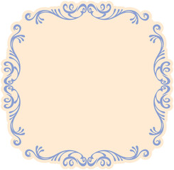 Classical style frame