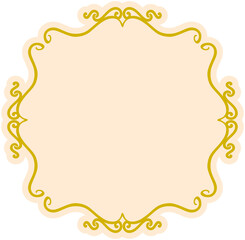 Classical style frame