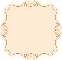 Classical style frame