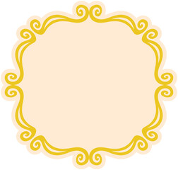 Classical style frame
