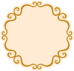 Classical style frame
